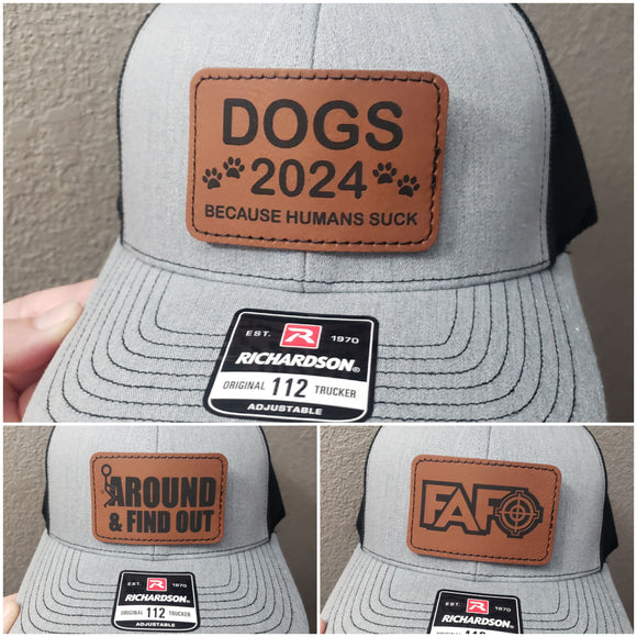 TAT- 6-9 Days Richardson Hats Dogs 2024 Fuck around and find out We the People
