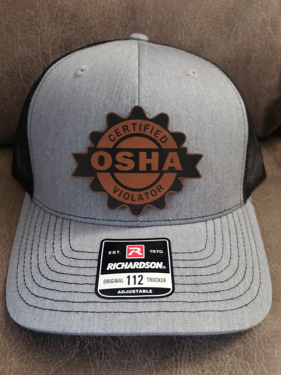 Richardson 112 snapback Hats Certified OSHA Violator