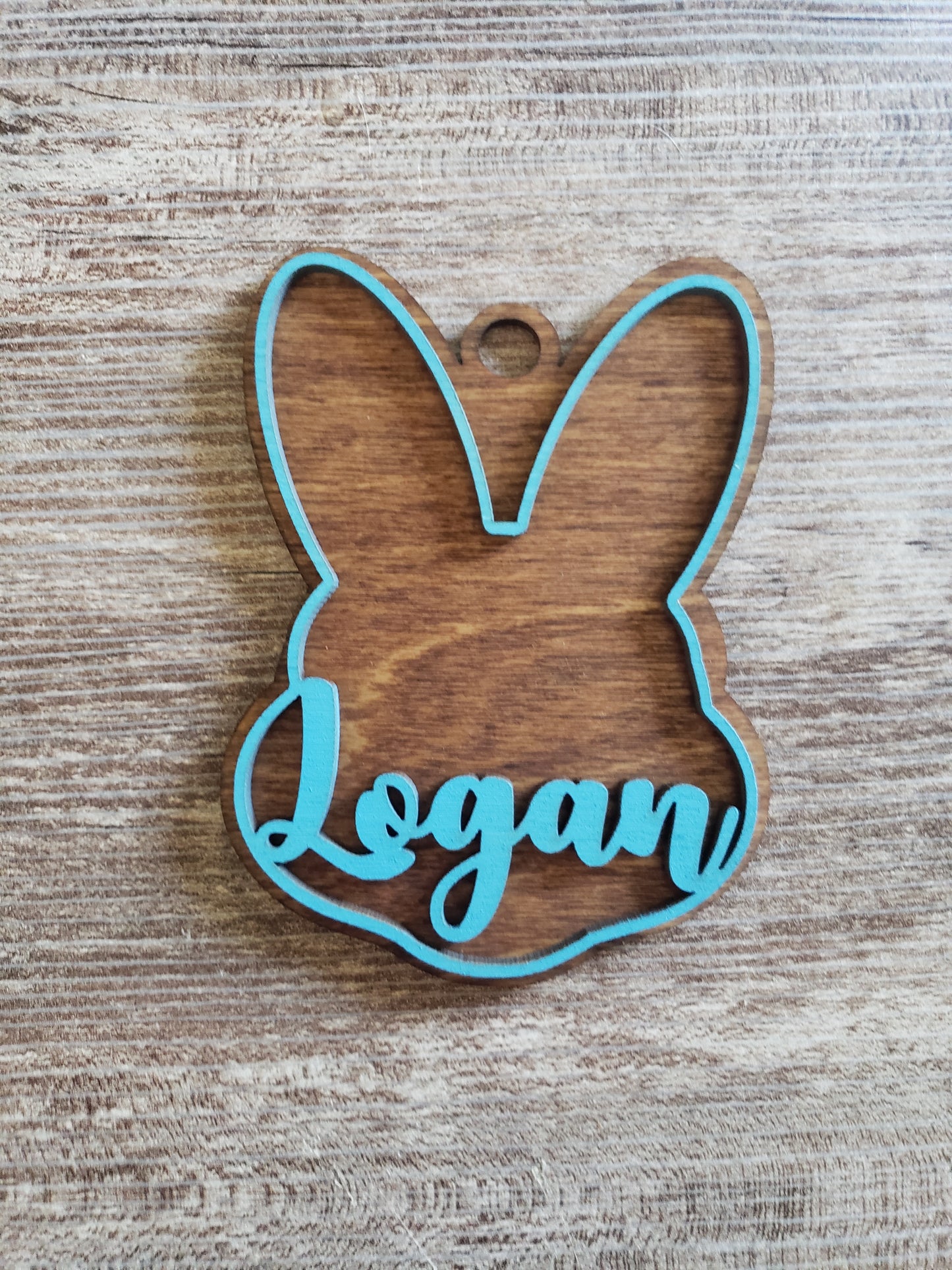 Easter Bunny Basket Tags Personalized