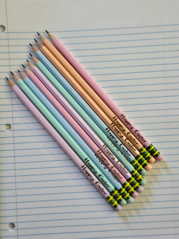 Happy Easter Pastel pencils