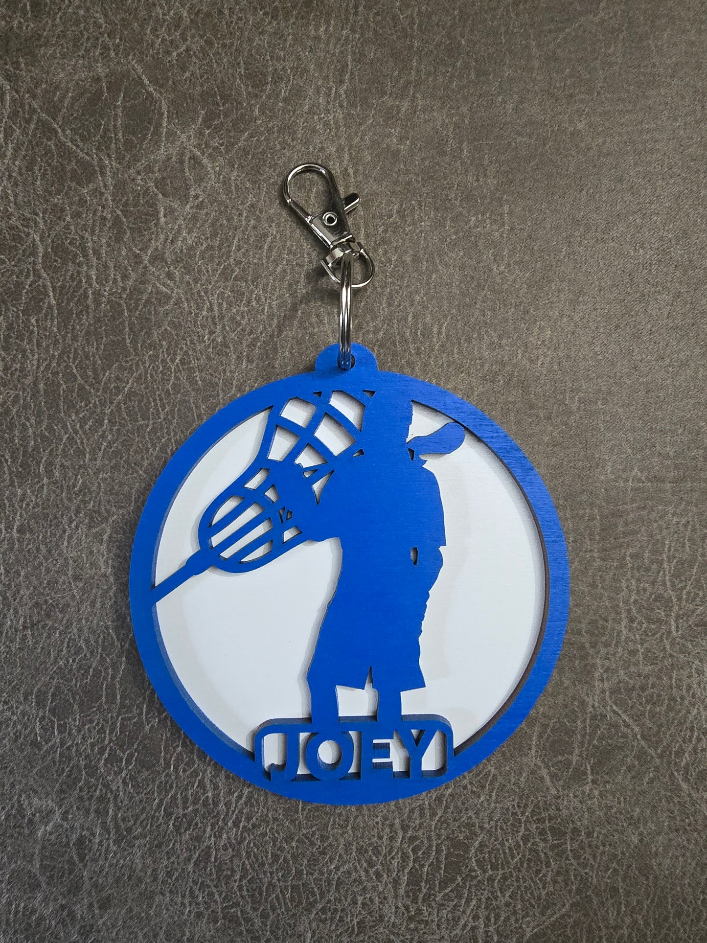 Baseball Softball Soccer Volleyball Basketball Tennis Cheer Football Track Bag Tags or magnet Personalized