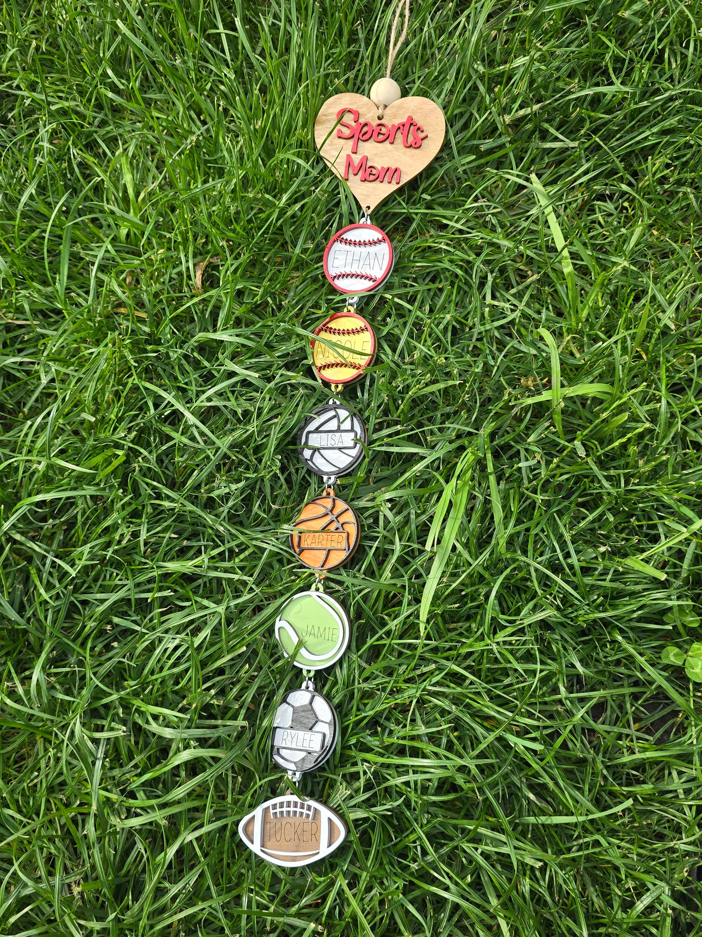 Baseball Mama with mitt and baseball / softball Personalized
