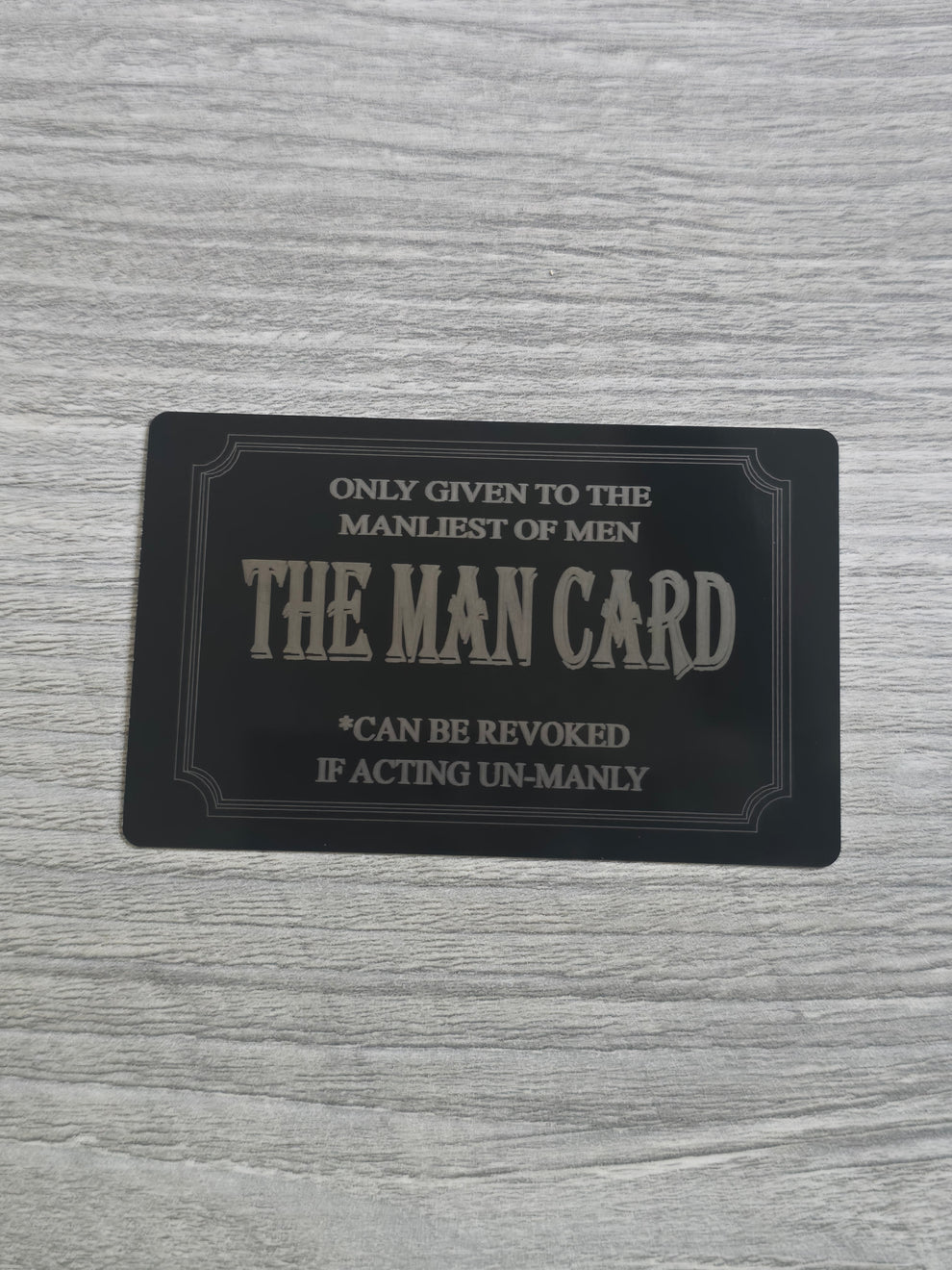 Man Card Aluminum card – Wholesale By Kali