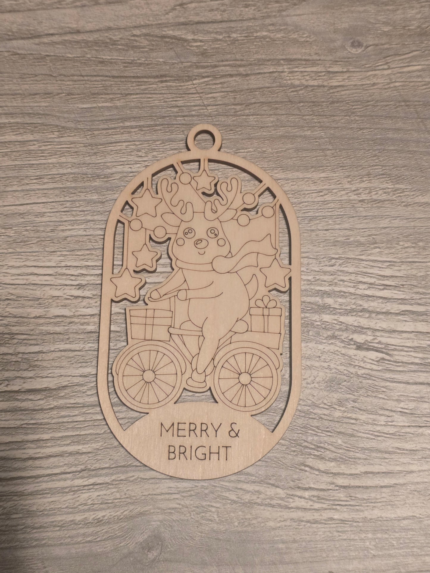 Merry & Bright Christmas Ornaments coloring kits