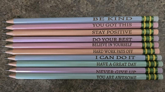 Pastel Motivation or Sassy Pencils