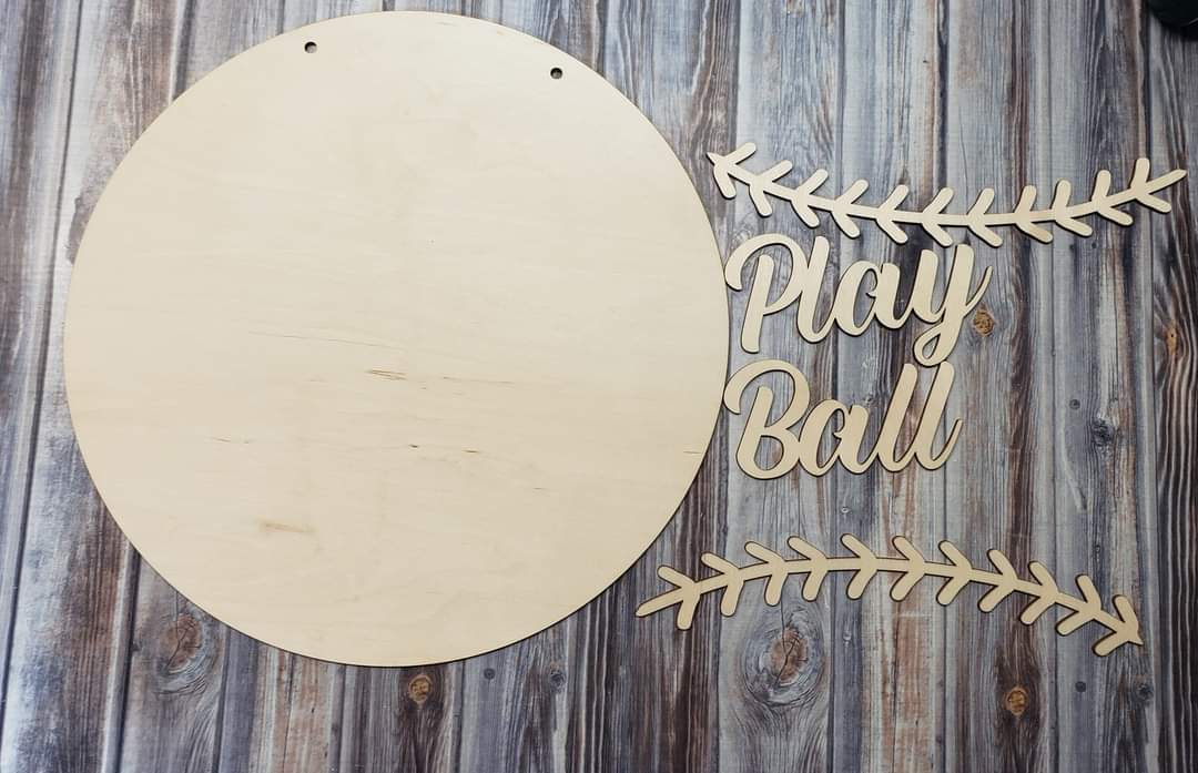 Play Ball Sign Multiple Sizes