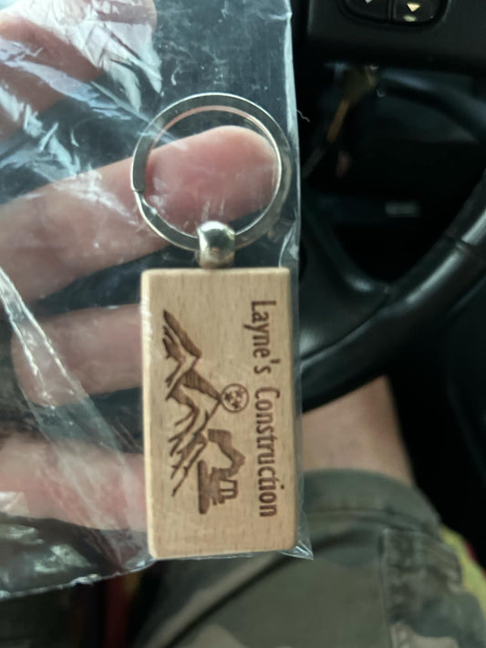 Layne's Construction keychain
