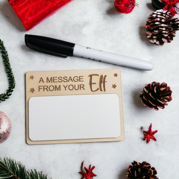 A message from your Elf small message board