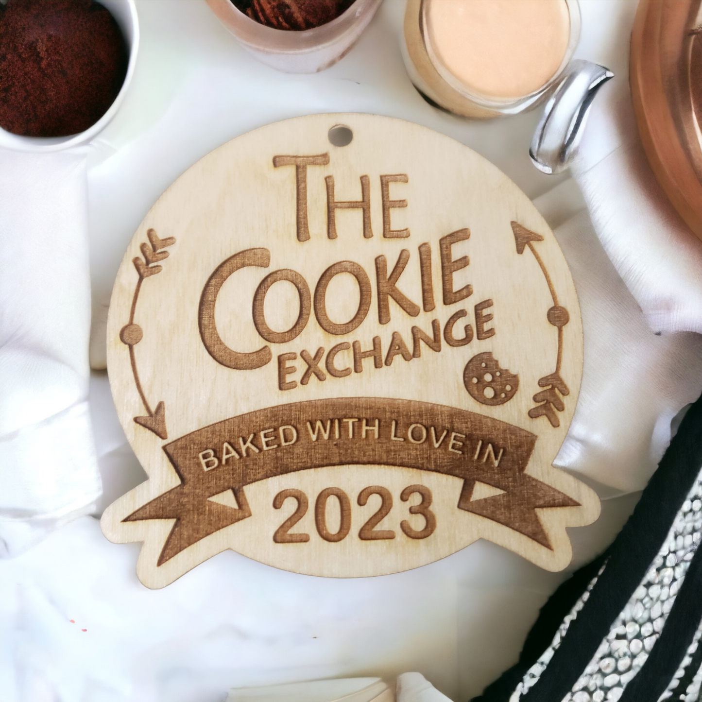 The cookie exchange baked with love in 2023 Christmas Ornament
3.5" tall