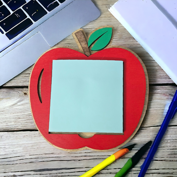Teacher Apple sticky note holder