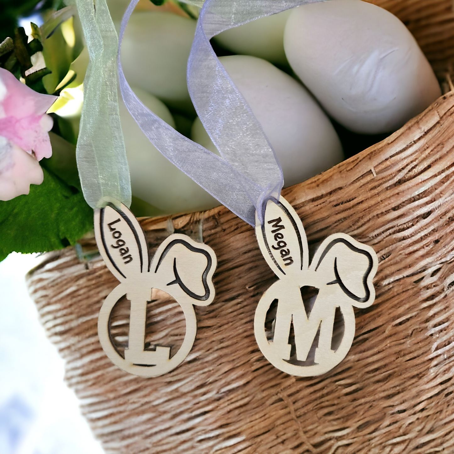 Easter basket ears tags Personalized