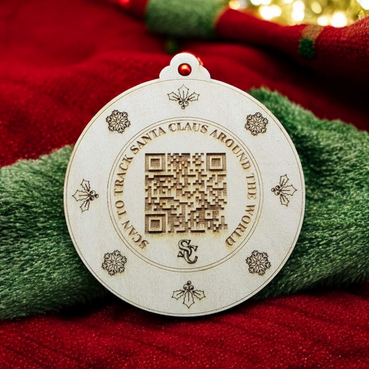 Santa Tracker Christmas Ornament