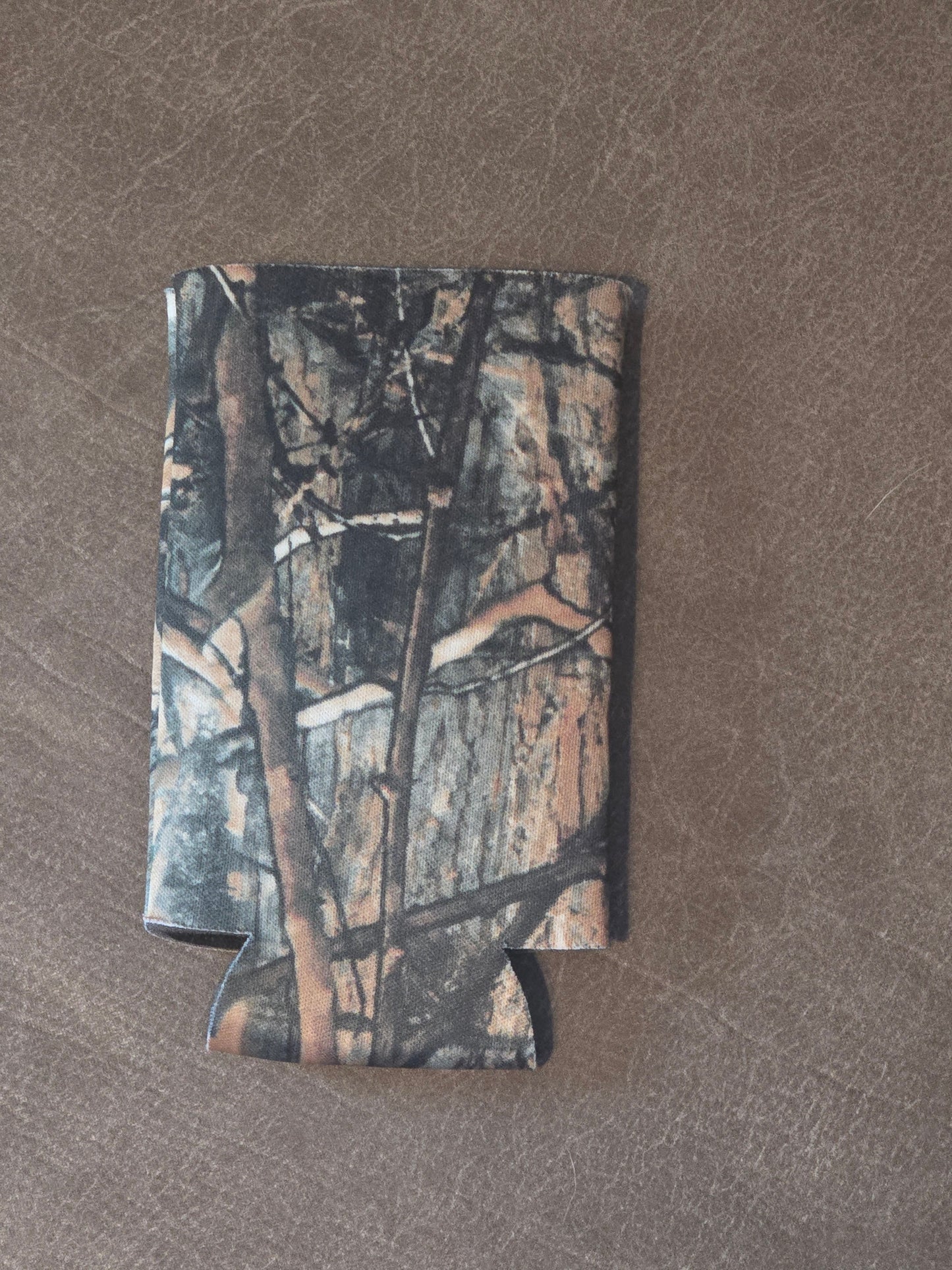 Soft sided koozie with patch personalized