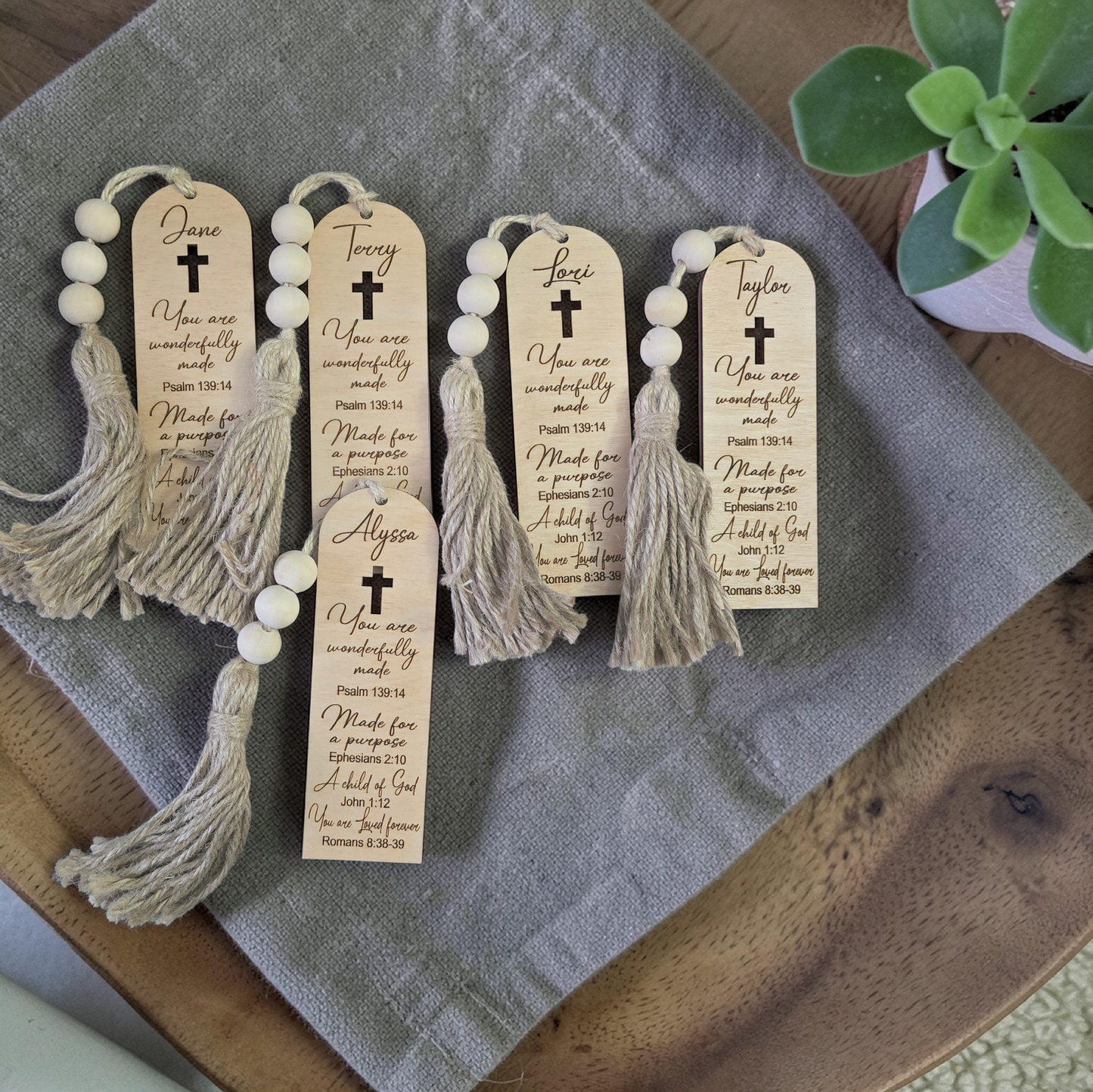 You are wonderfully made bookmark Personalized with name