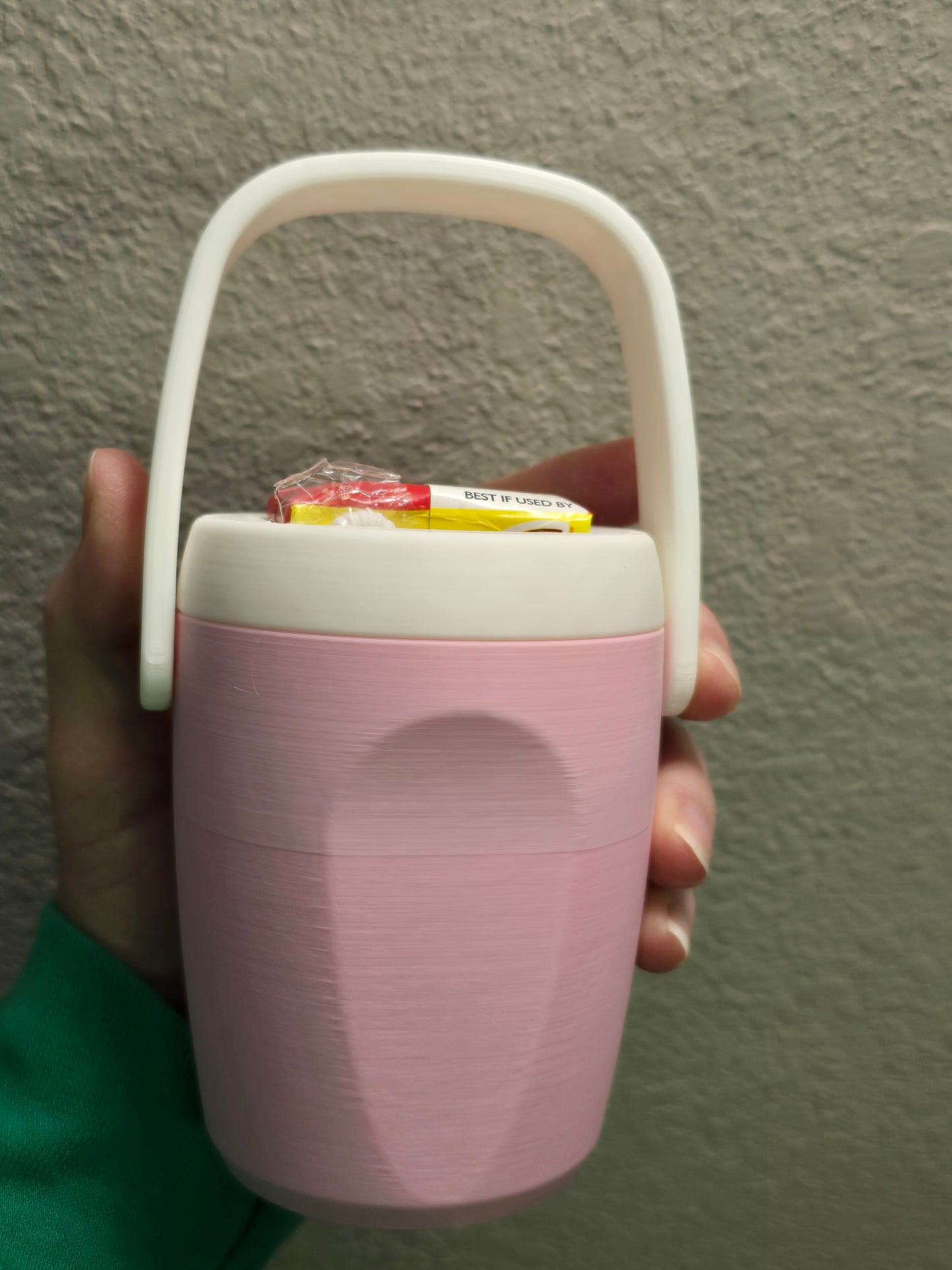 3D printed juice box holder
