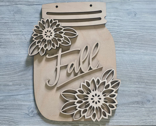 Mason jar signs DIY