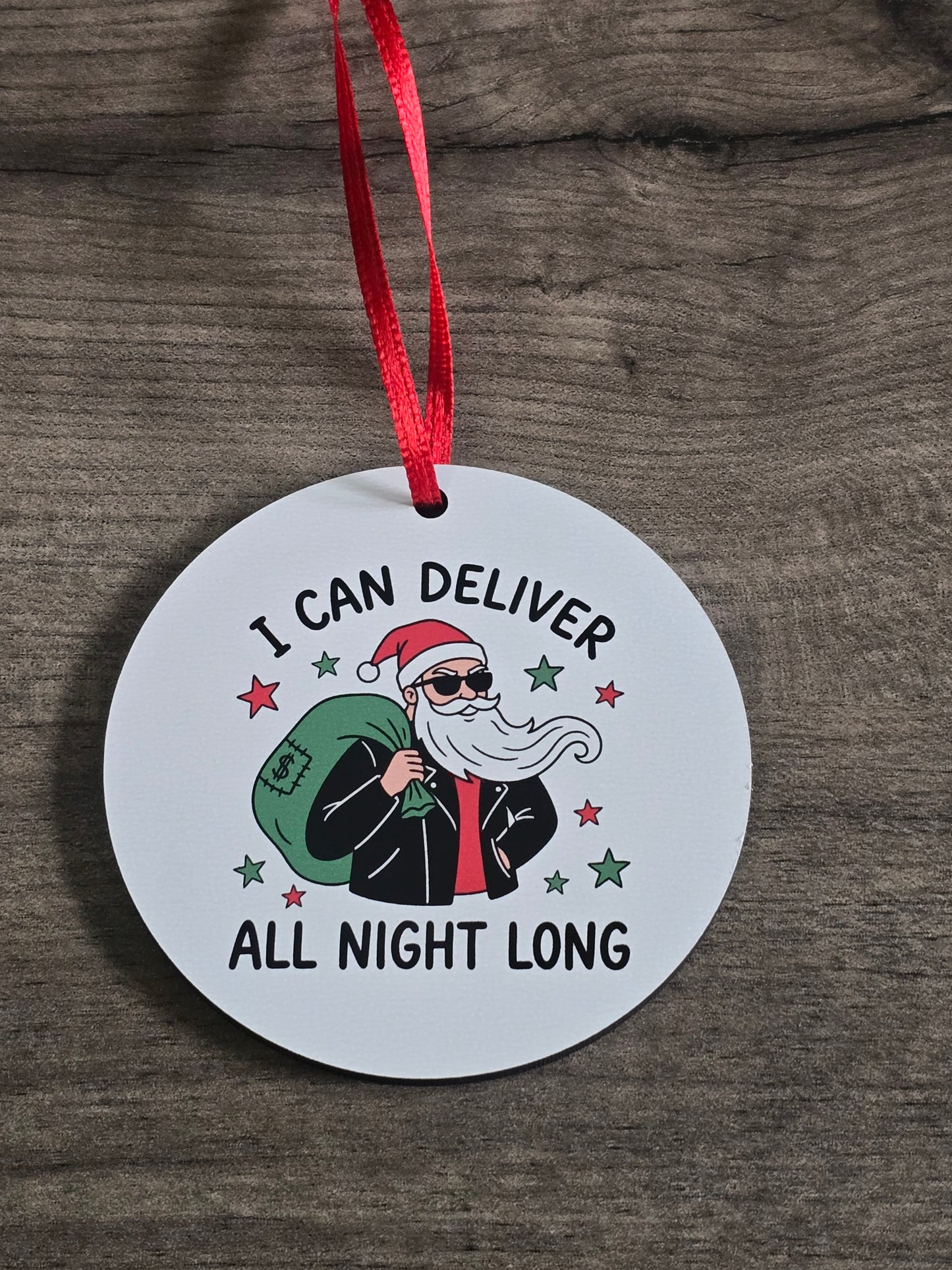 UV printed Sarcastic funny Christmas Ornaments