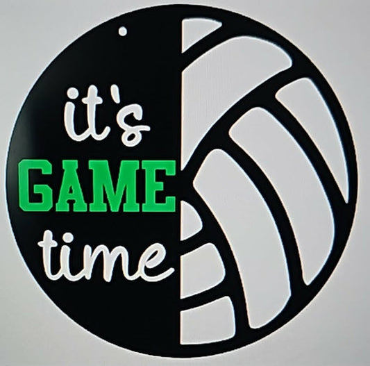 Its game time sign