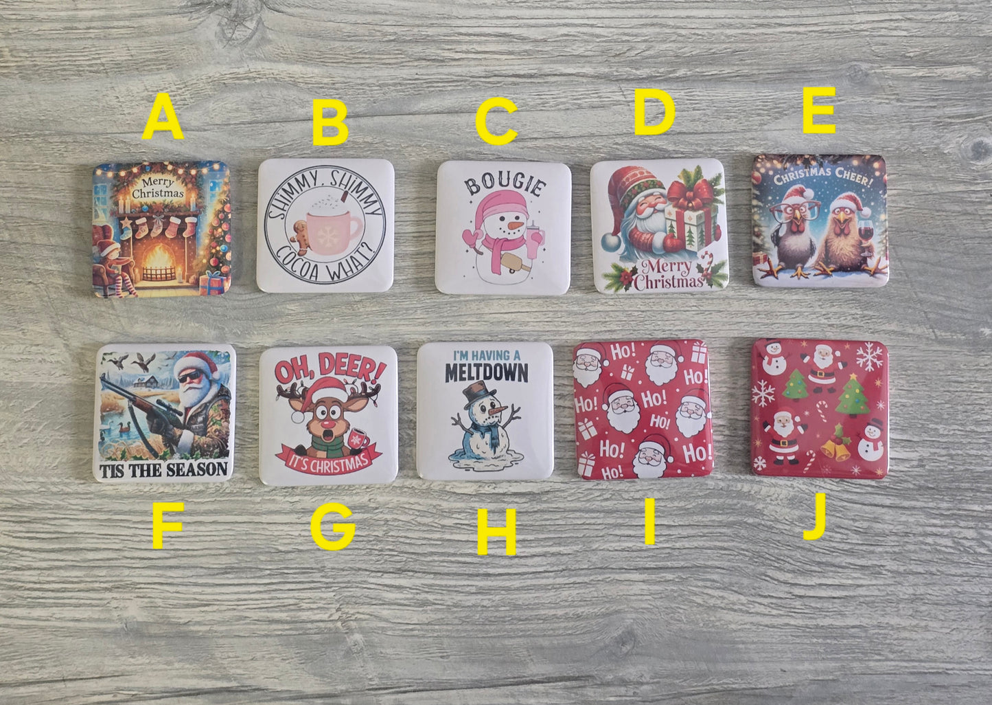 RTS Christmas magnets