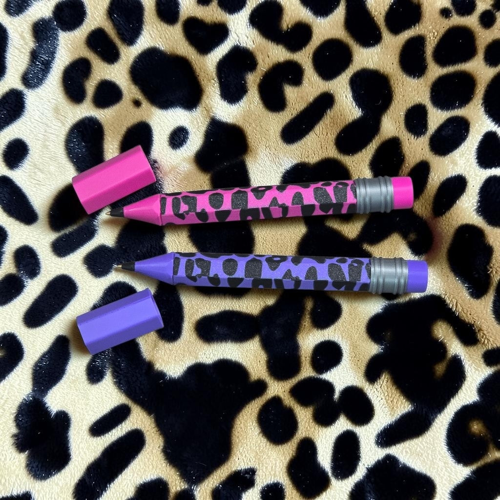 3D printed Leopard pen
