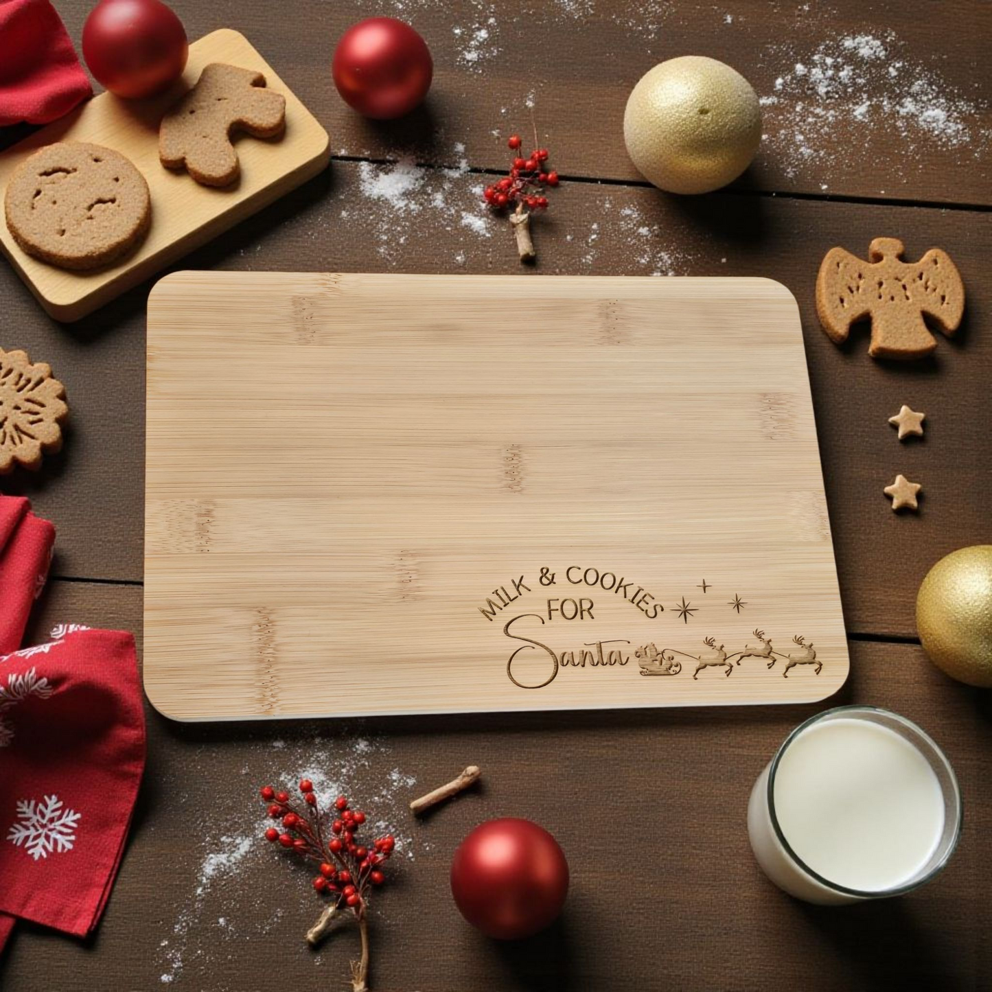 Santa Trays decoration