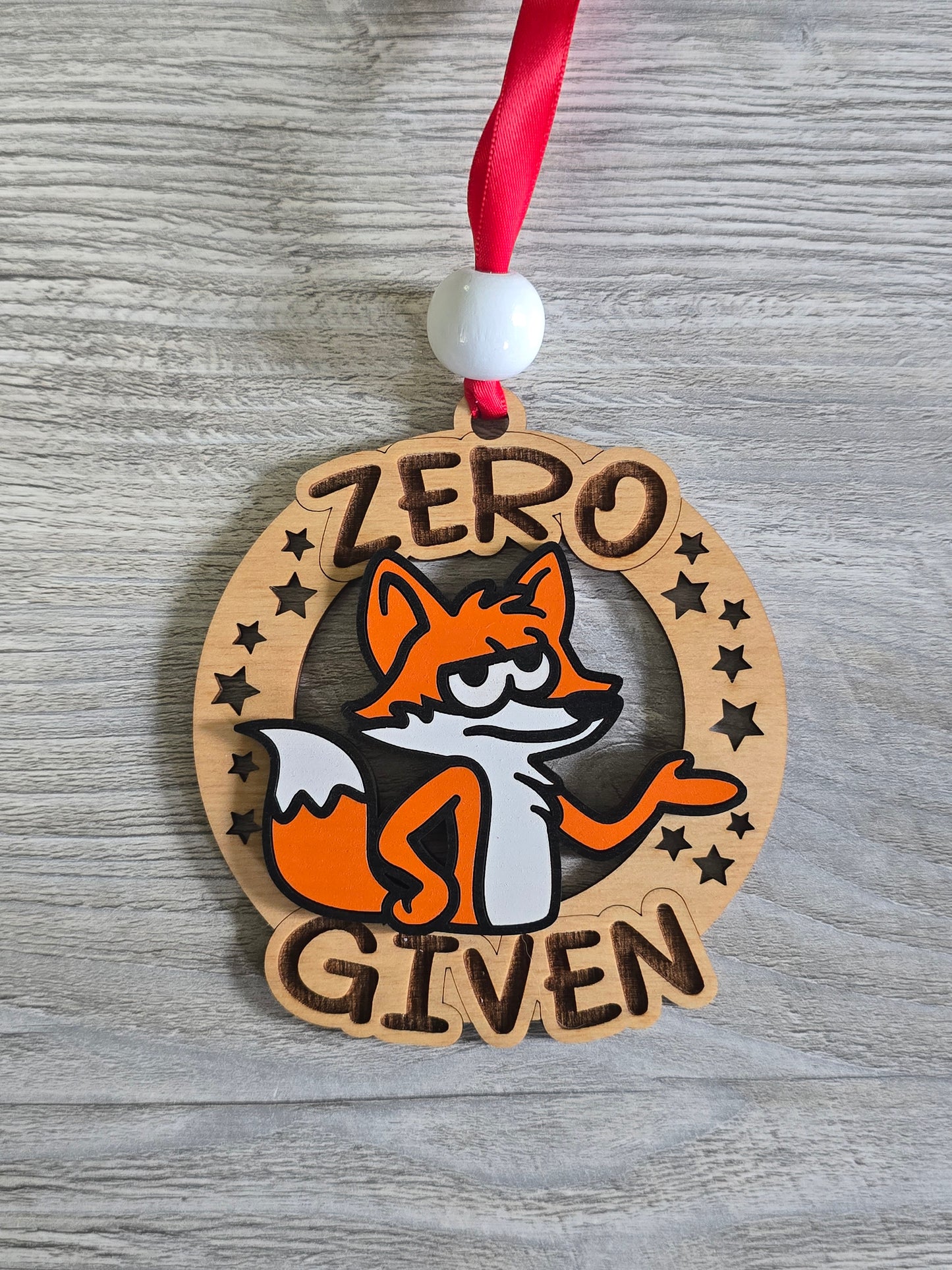 Cheeky F-CAW-F Christmas Ornament