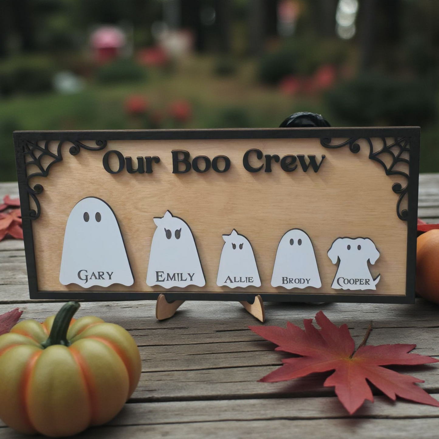 Our Boo Crew personalized Halloween Sign