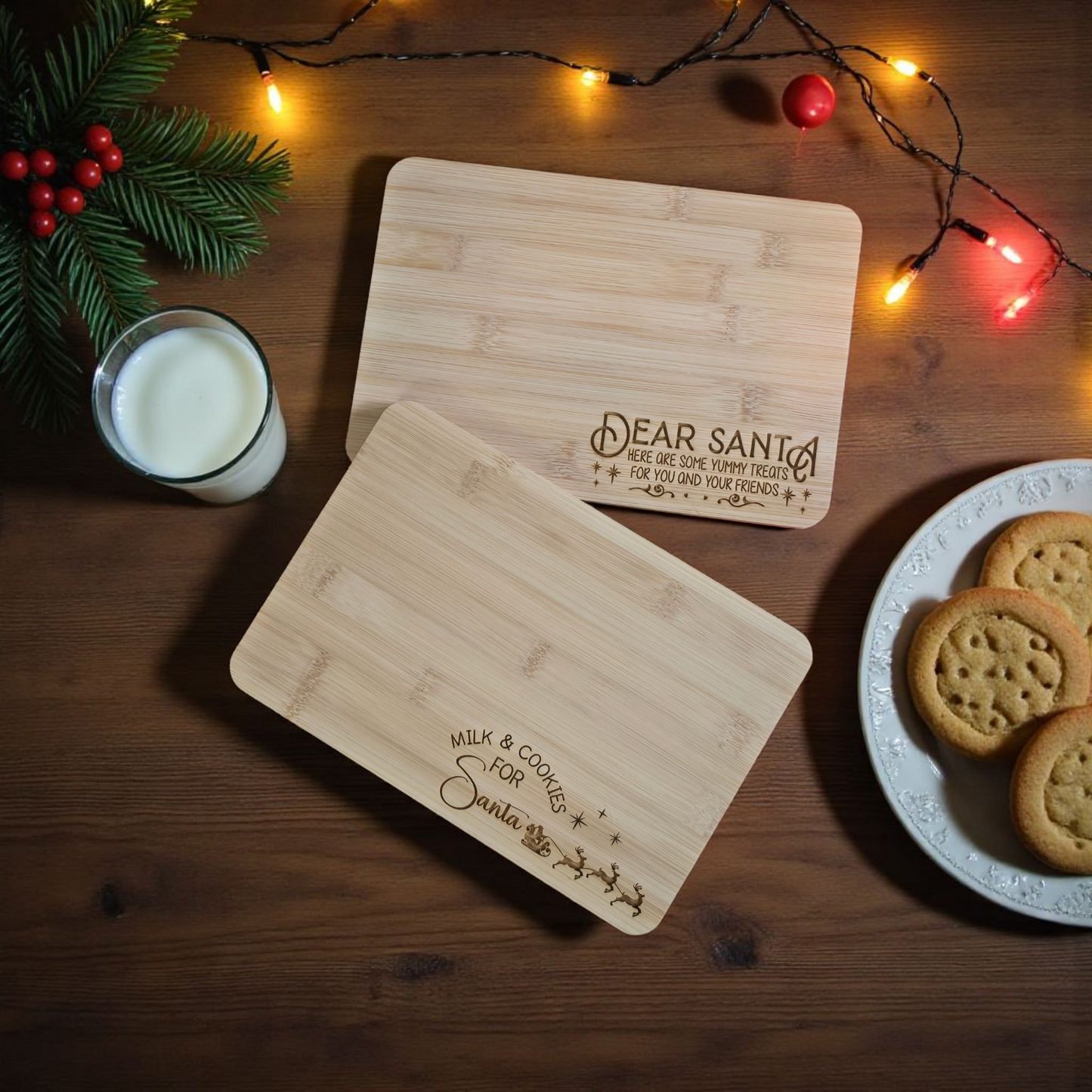 Santa Trays decoration