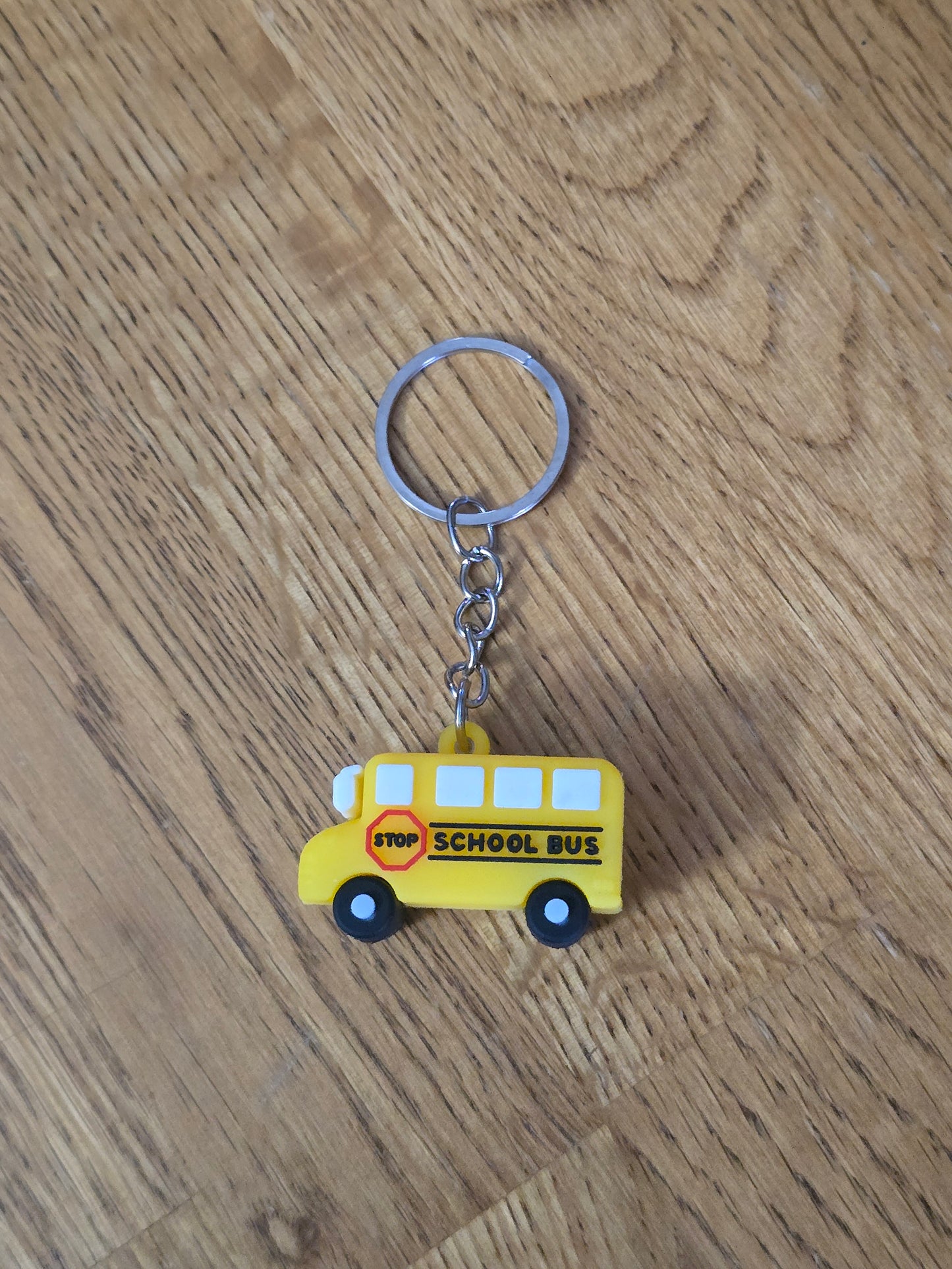 Black Friday School Bus Keychain