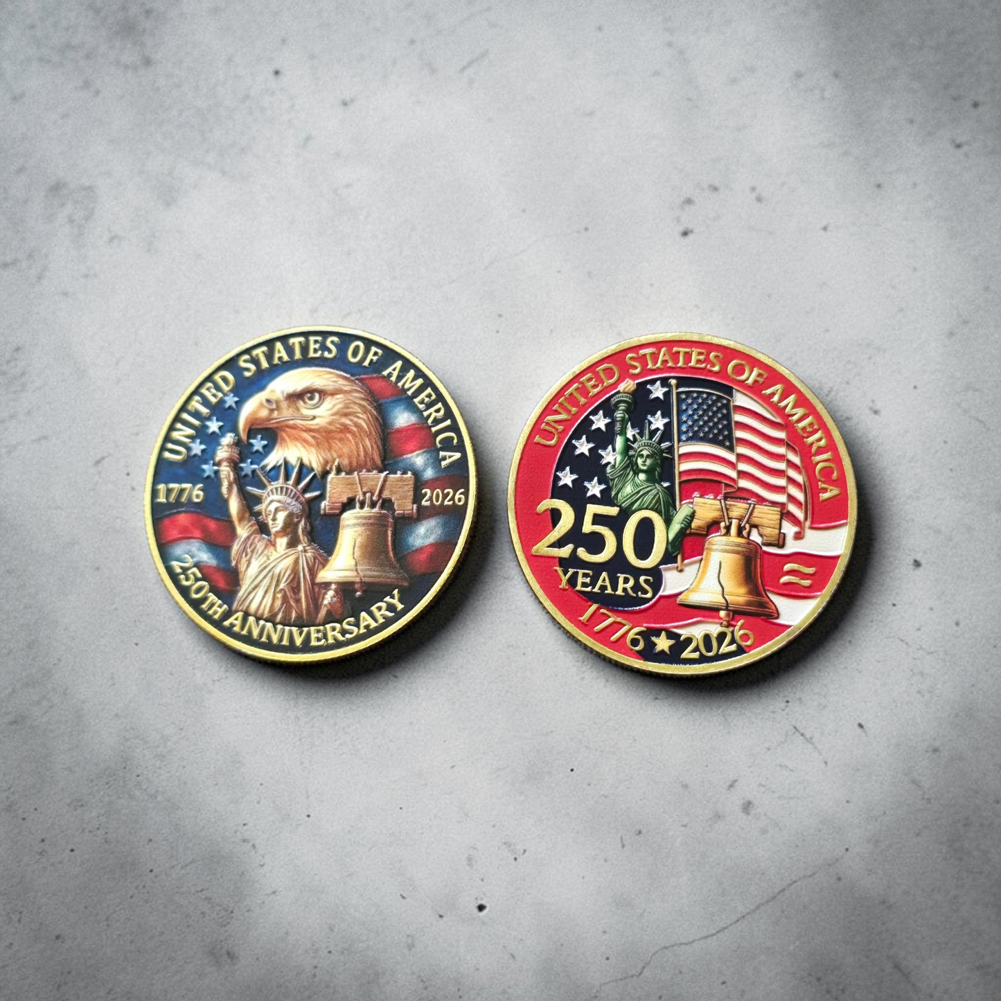 America 250 year anniversary years coin