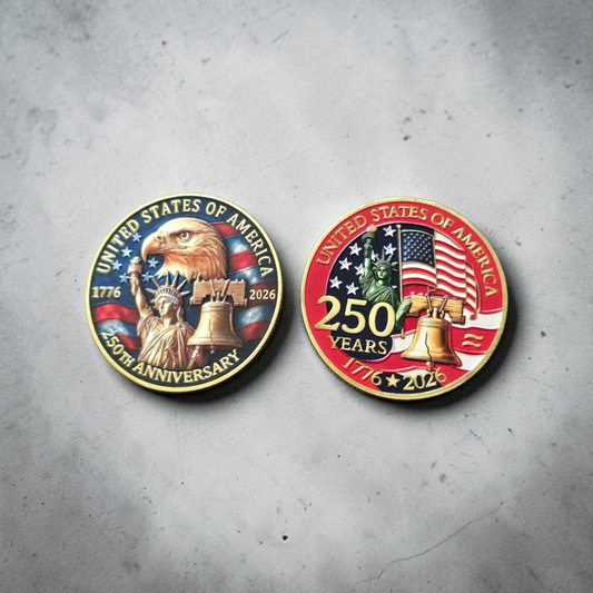 America 250 year anniversary years coin
