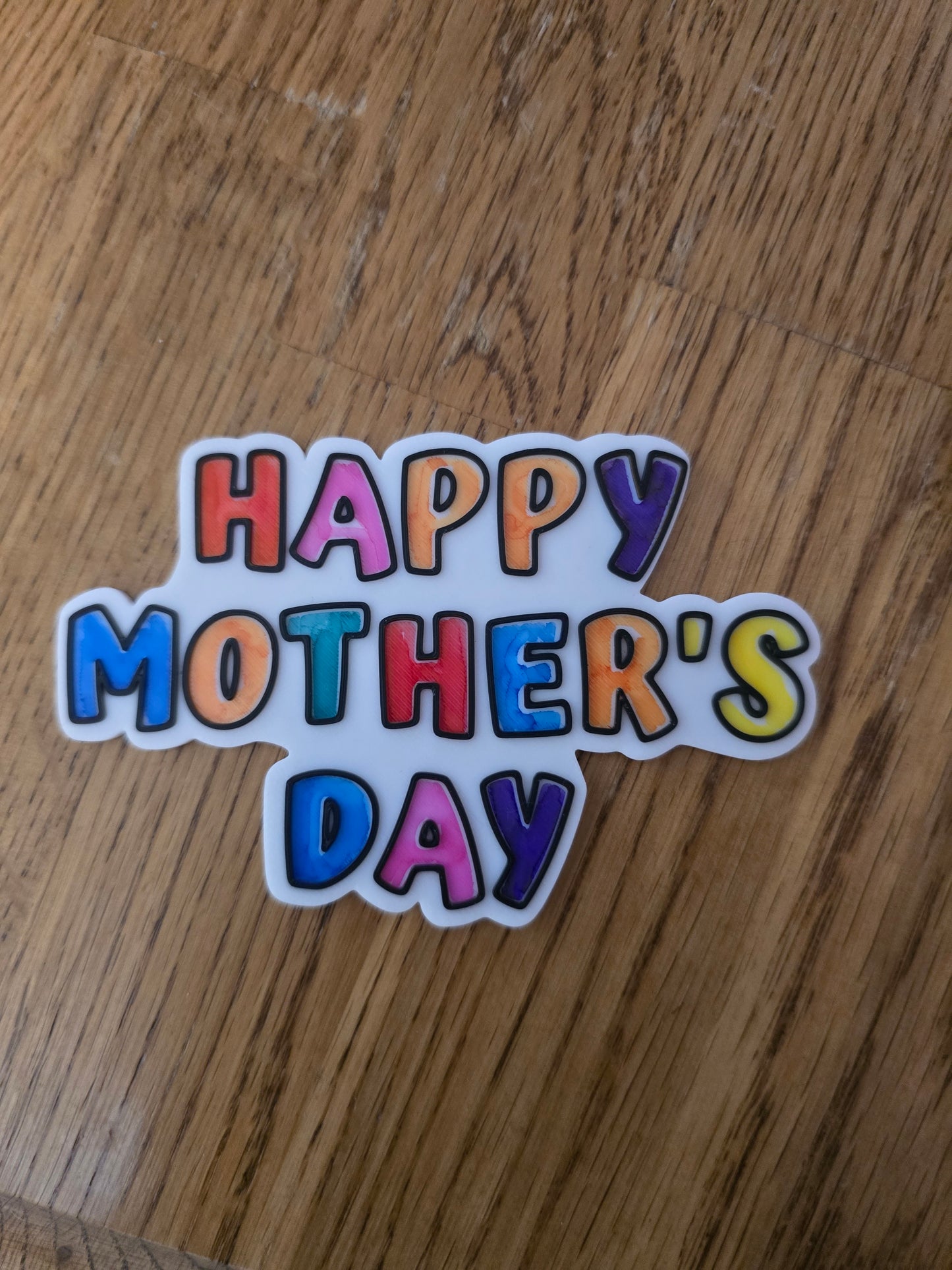 3D printed Happy Mother's Day permanent marker kit personalized