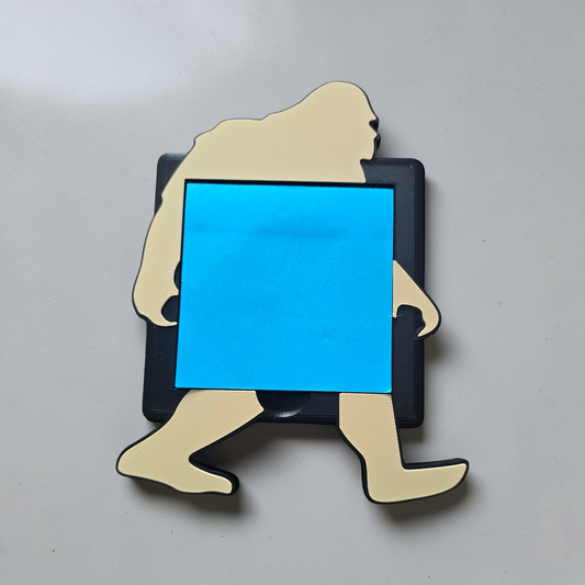3D printed Sasquatch Bigfoot sticky note holder
