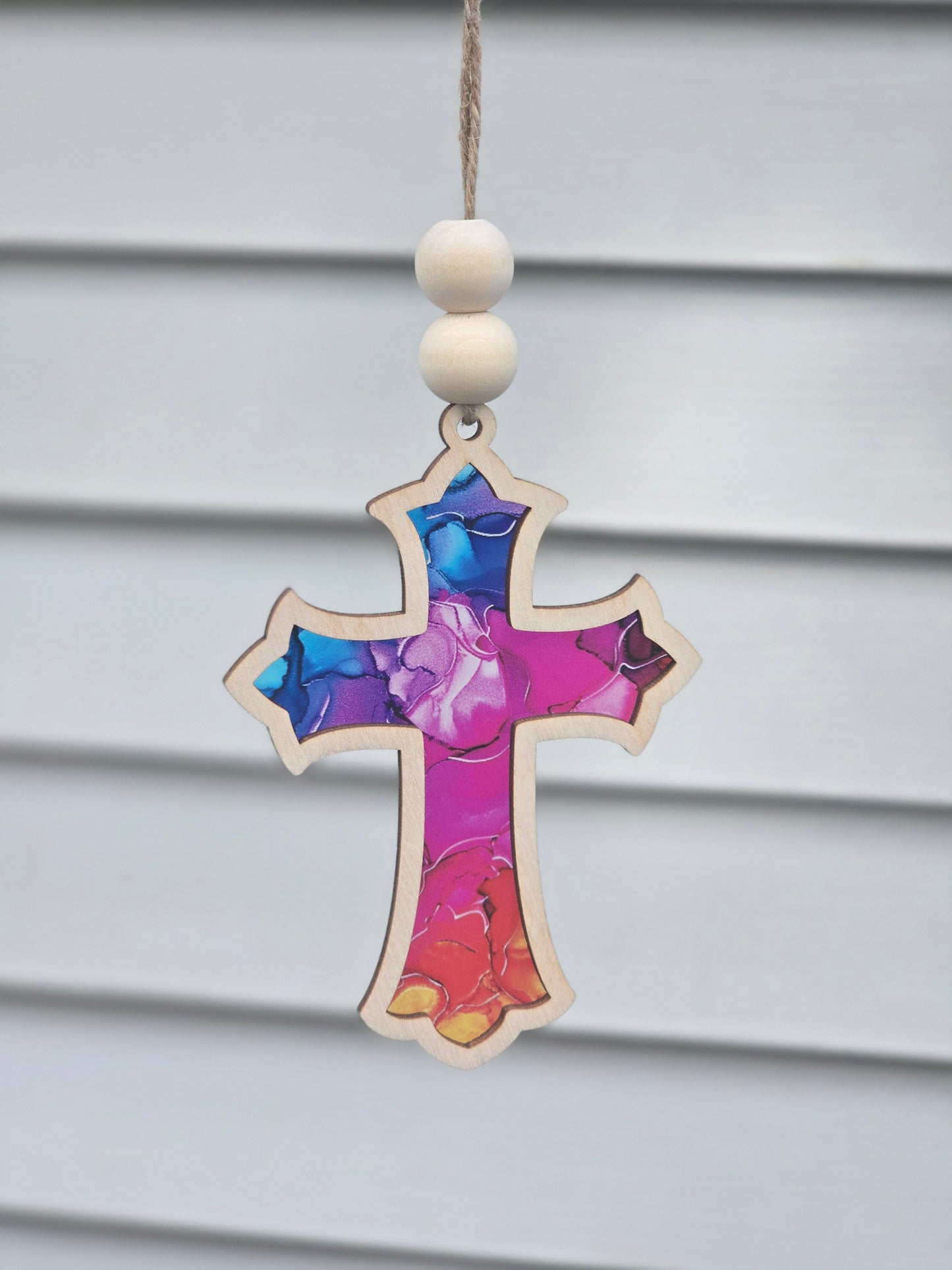 Fancy cross hanger