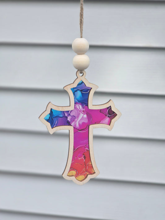 Fancy cross hanger