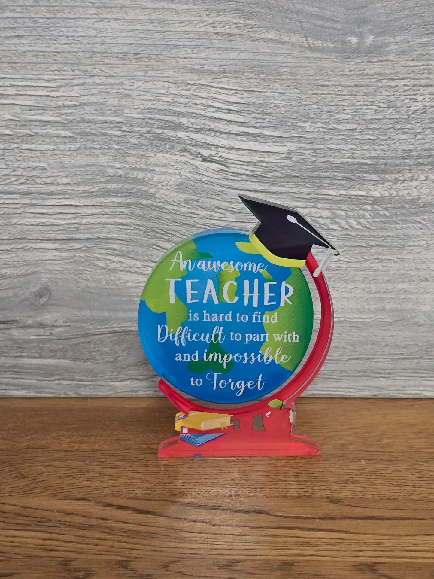 Acrylic teacher gift