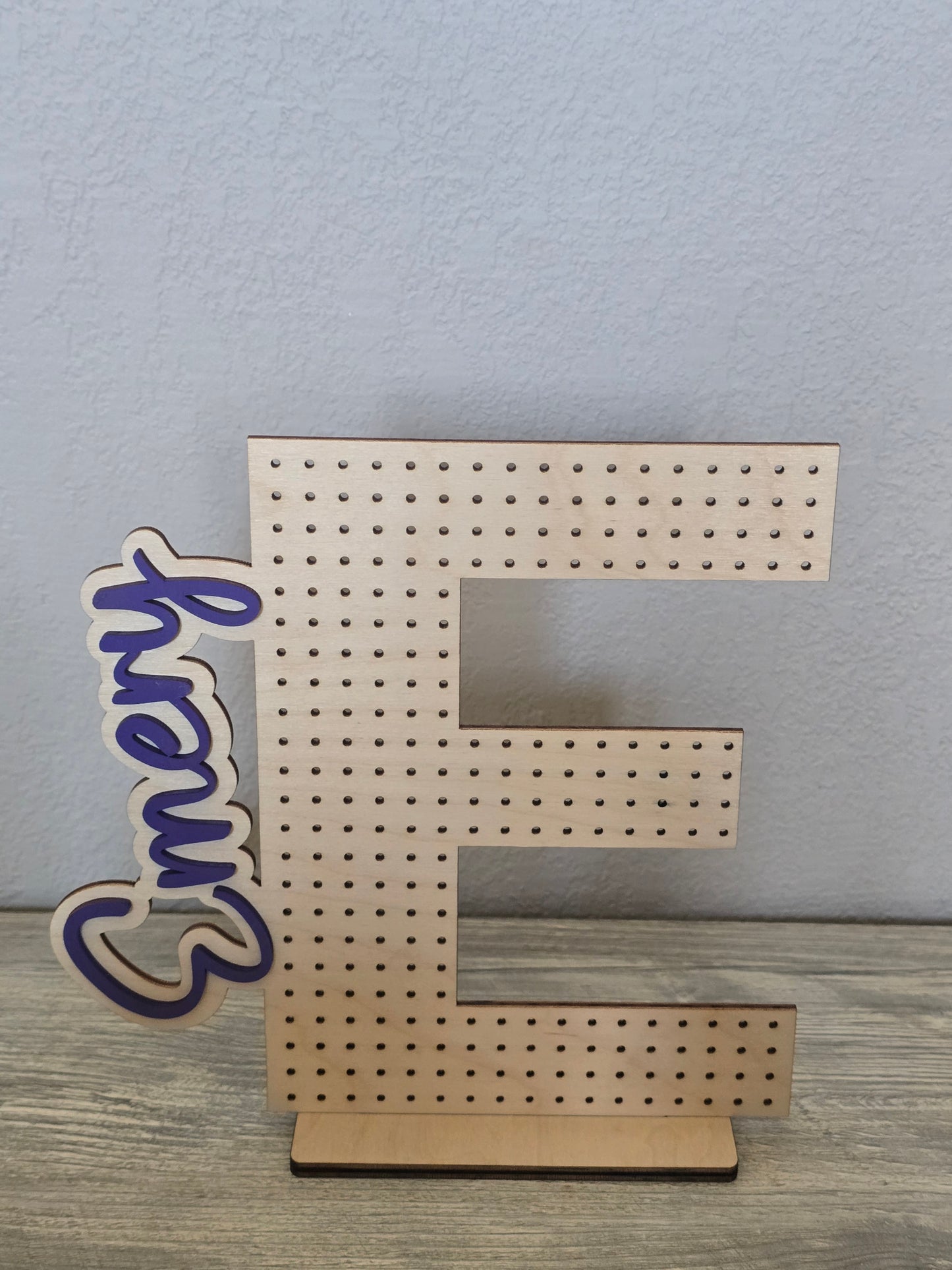 Earring holder personalized