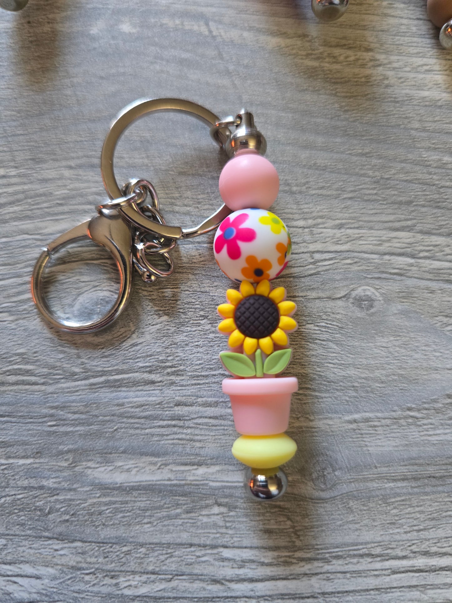 Beaded keychains