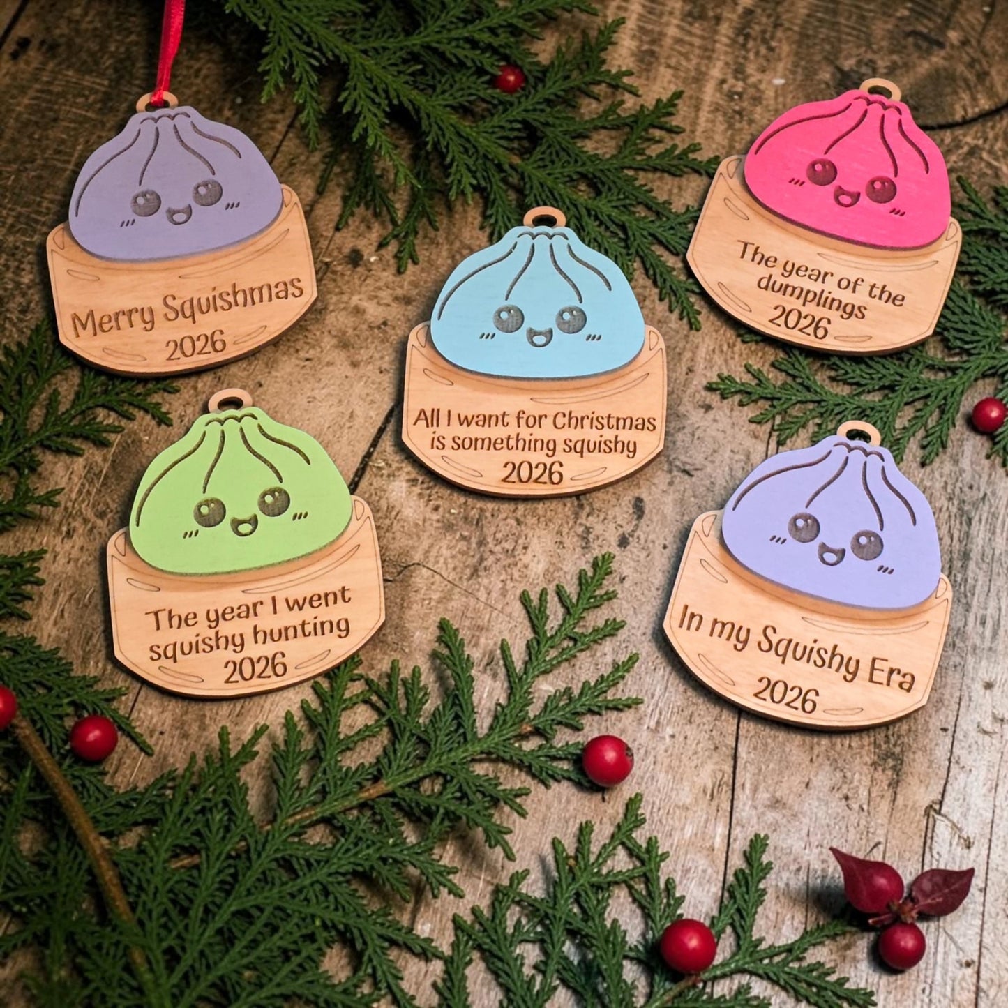 Squishy Christmas Ornaments