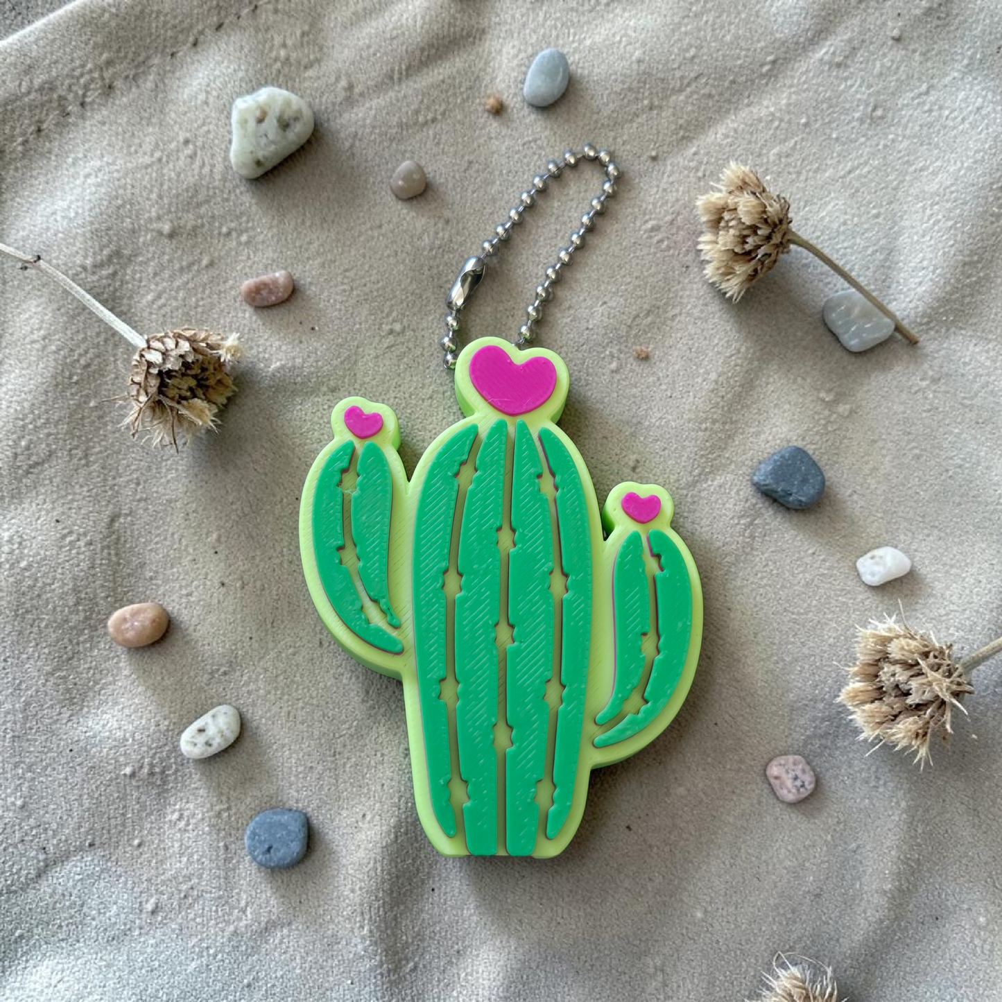 3D printed Cactus can opener nail saver