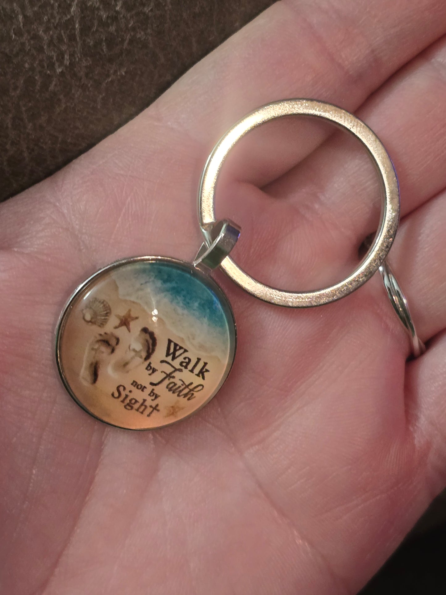 Walk by Faith not by sight keychains limited quantity