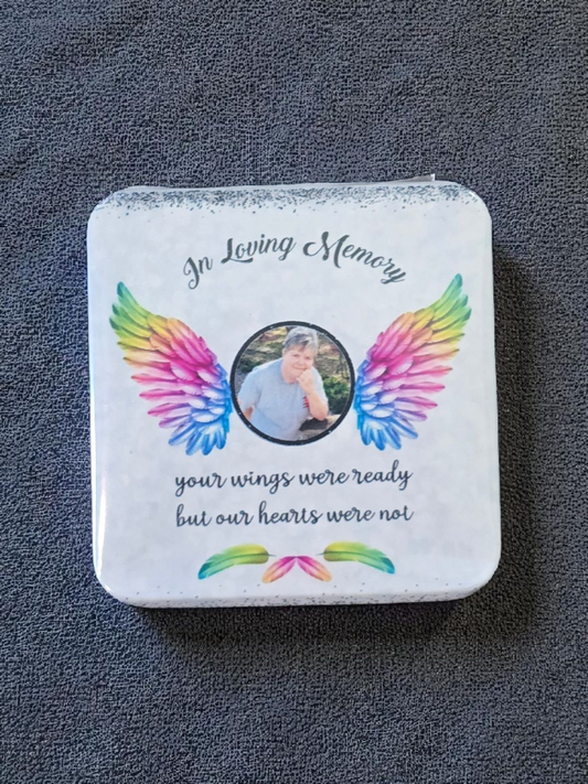 In loving memory your wings were ready Personal Picture magnets upload