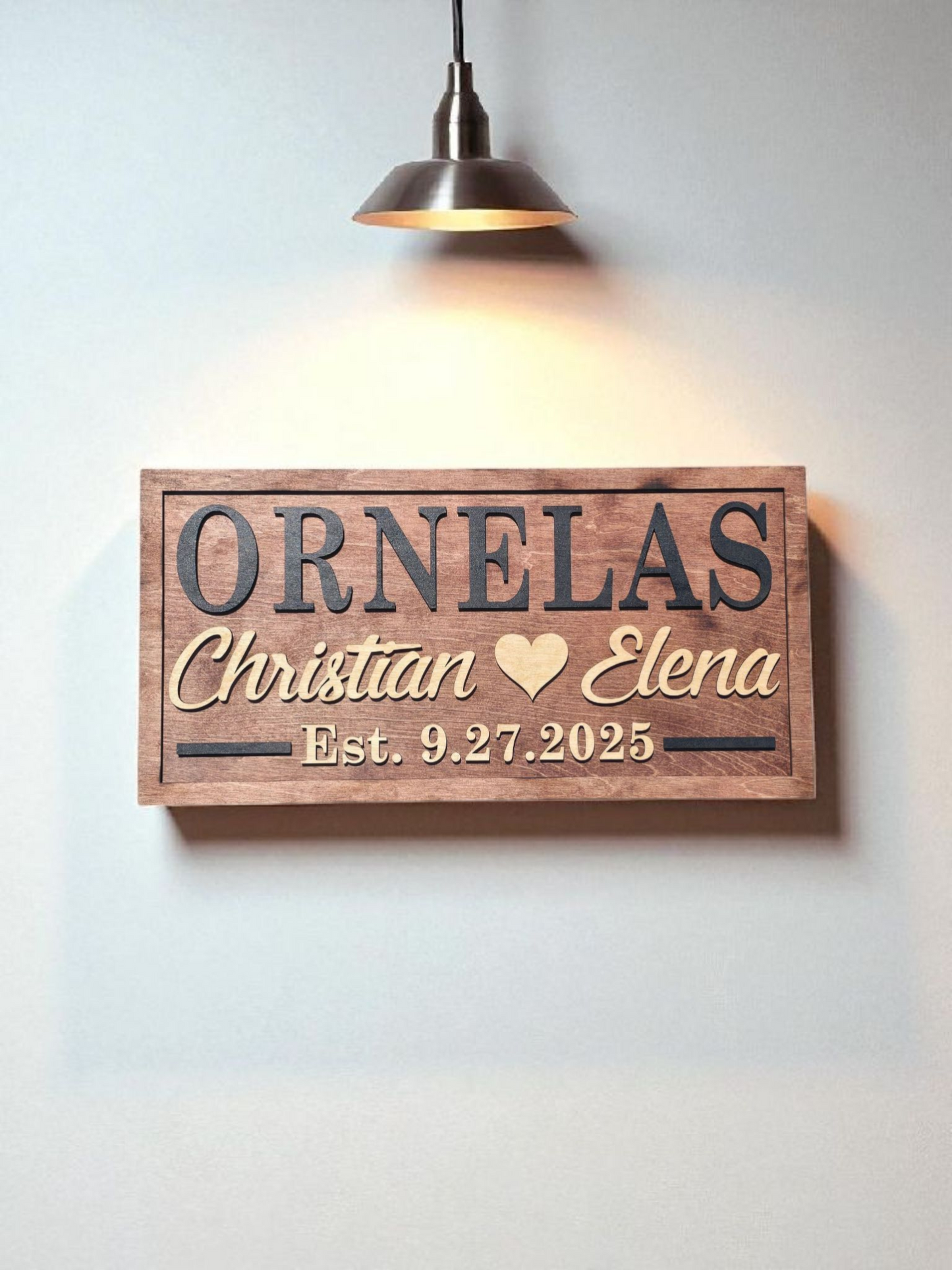 Couple Established Sign Personalized