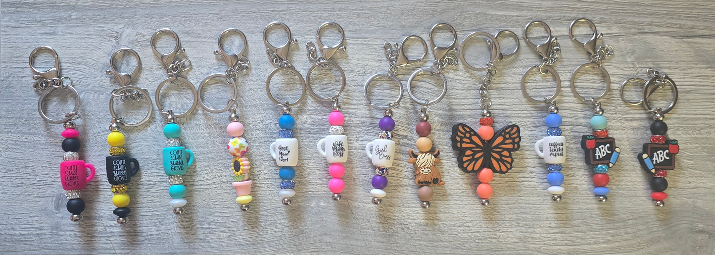 Beaded keychains