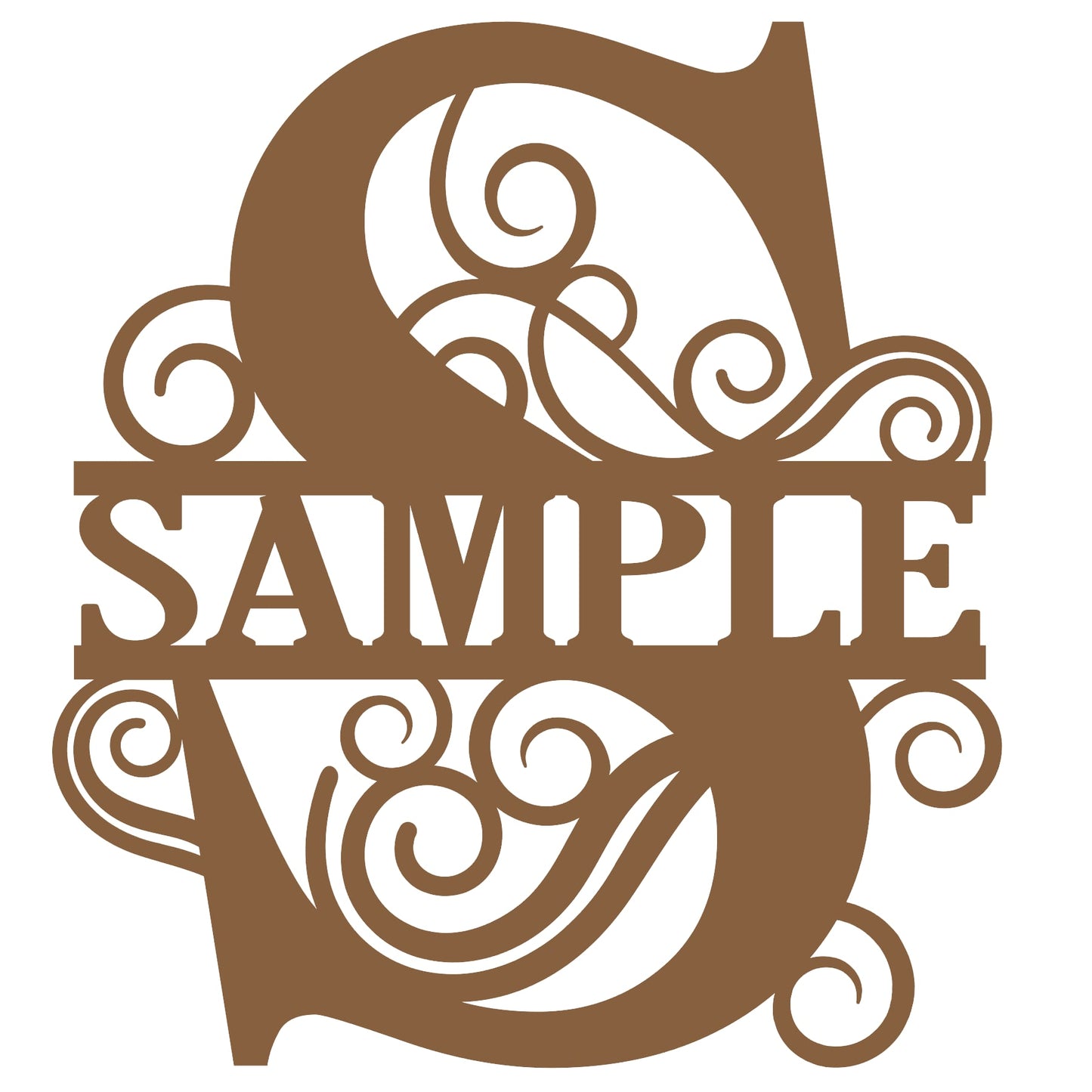 LAST NAME SIGN 11.5 or 15 personalized