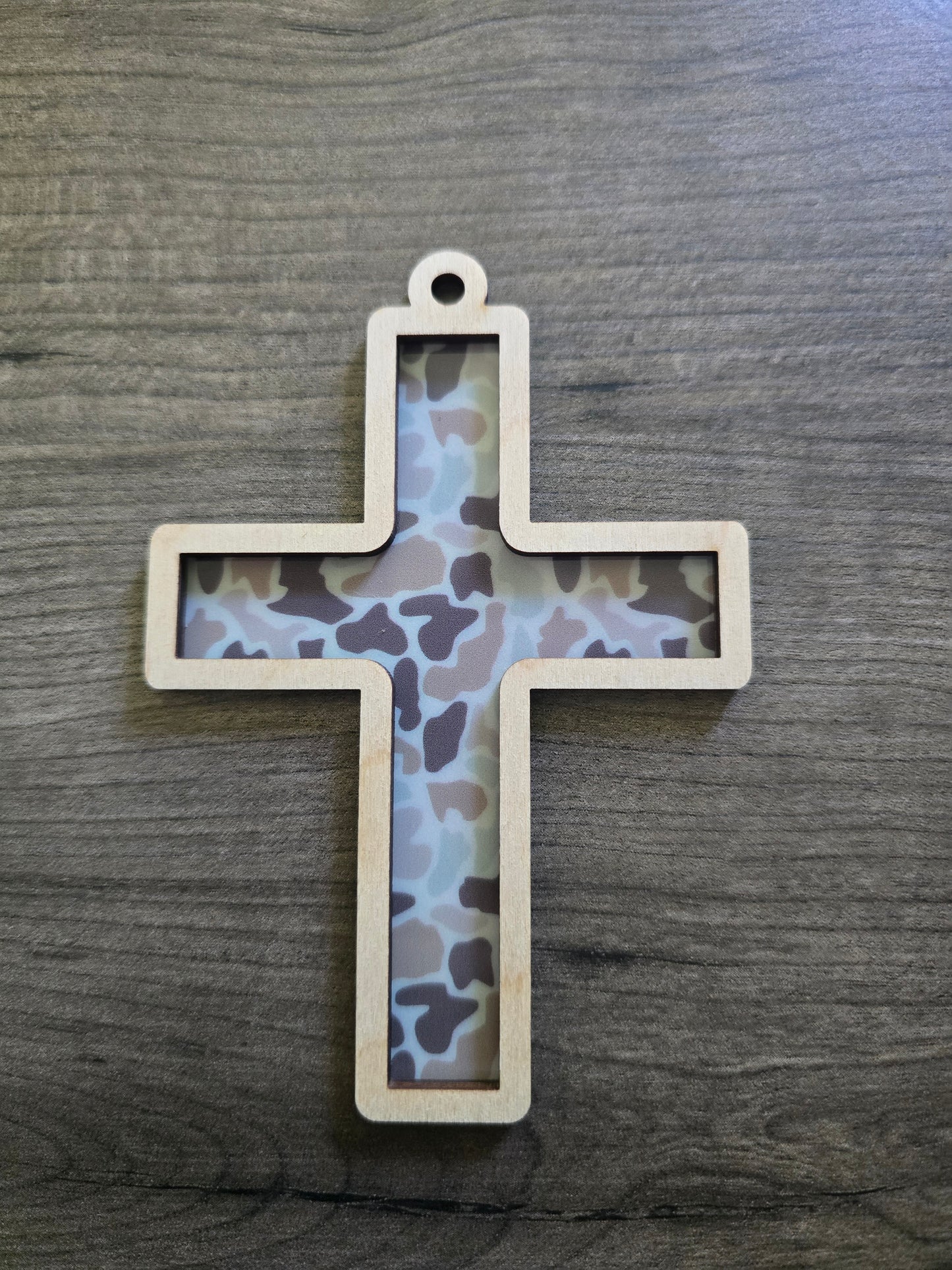 Stained glass Cross