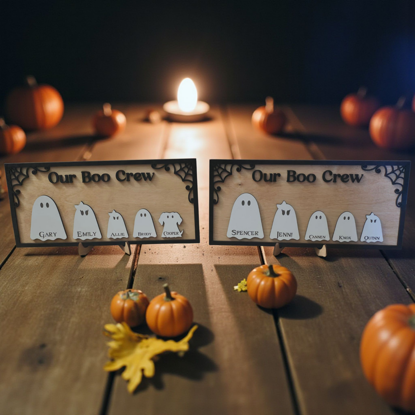 Our Boo Crew personalized Halloween Sign