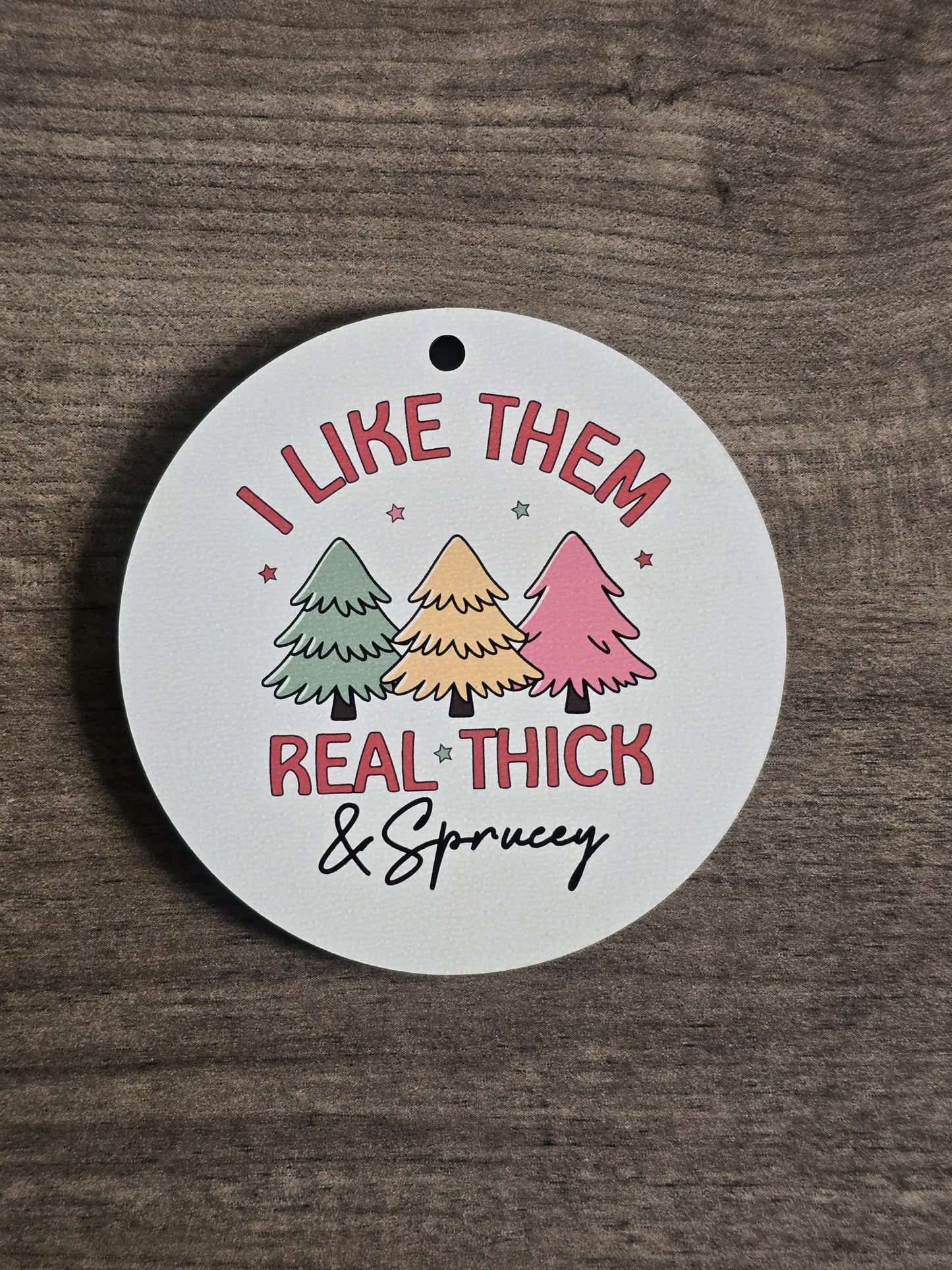 UV printed Sarcastic funny Christmas Ornaments
