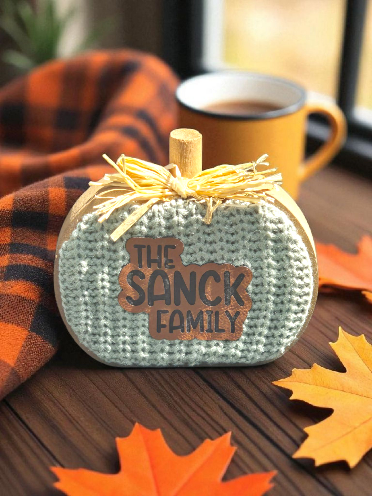 Personalized Knit Pumpkin limited quantity!!