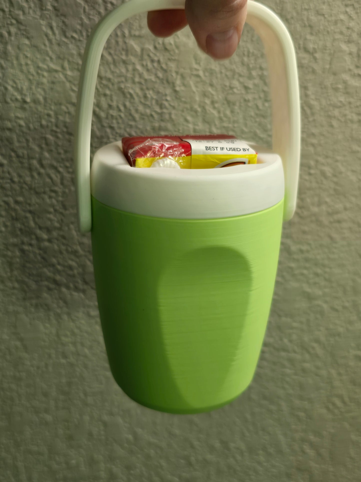 3D printed juice box holder